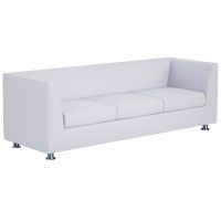 Mahmayi 679 Three Seater PU Sofa - White
