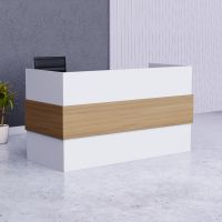 Mahmayi White-Coco Bolo RD-1 Reception Desk 180 cm