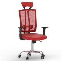 Mahmayi TJ HY-901 High Back Mesh Executive swivel Office chair Red