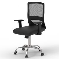 Mahmayi TJ HY-902 Medium Back Mesh Office chair with Lumbar Support Black
