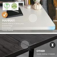 Mahmayi Flexispot Basic Plus Electric Height-Adjustable Desk with Charging Sockets with Table Top, 2-Way Telescope, Sitting & Standing Desk with Memory Control