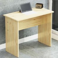 Mahmayi Modern MP1 Study Table 80x40 Plain Desk, Executive Desk, Computer Workstation Natural Davos Oak Ideal for Office, Home, Meeting Room