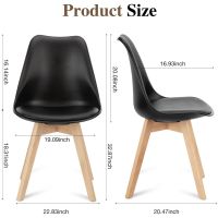Ultimate Eames Style Retro Cushion Chair - Pack of 2