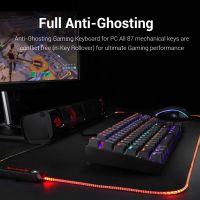 Redragon LED Backlit Mechanical Gaming Keyboard (Black)