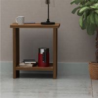 Mahmayi Modern Night Stand Table, Side Table with Open Single Shelf Ideal for Bedroom and Office, Zabrano