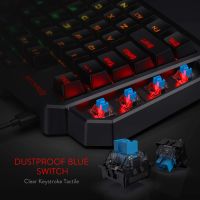 Mahmayi K585 One-Handed RGB Mechanical Gaming Keyboard with Detachable Wrist Rest
