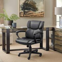 Mahmayi UT-C230 Mid Back Executive Office Swivel Chair - Black
