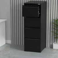 Mahmayi Modern Digital Filing Cabinet with 4 Drawers, Touch Screen Electronic Password Lock Configurable