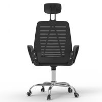 Sleekline 1004 Mesh Task Chair with Adjustable Height - Black