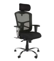 Cadeira 90804 High Back Ergonomic Mesh Chair Black 
