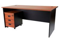 Silini 140 Office Desk with Mobile Drawers