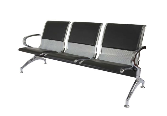 Cosmos JX 3 Seater Metal Bench with cushion