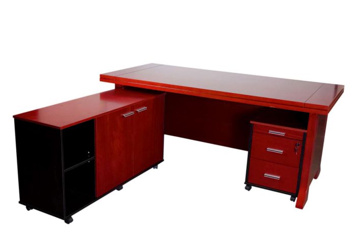 Zelda N20-18 Traditional Veneer Executive Desk