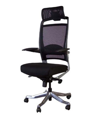 Mahmayi 068 High Back Ergonomic Mesh Chair For Home Office, Conference Room, Meeting Room - Black