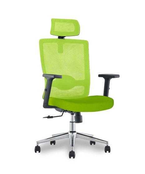 SleekLine T01B High Back Ergonomic Office Mesh Chair - Green