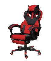 Mahmayi UT-C457 High Back Gaming Chair Black & Red PU