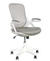 Etra 0016 Medium Back Ergonomic Mesh Chair White