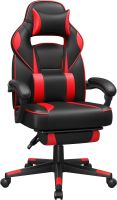 Mahmayi Black and Red Obg73Brv1 Modern Gaming Chairs for Playstation, Office, Gaming Station, Home, Study Room