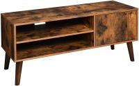 Mahmayi LTV09BX Retro TV Stand, TV Console for TVs up to 43 Inches - Rustic Brown
