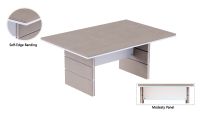 Zelda N31E-18 Conference Table Light Concrete