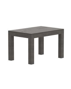 Mahmayi Modern Wooden Dining Table, 4-Seater for Kitchen, Dining Room, Living Room-120cm, Grey Brown Whiteriver Oak