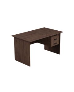 Solama MP1-1260 Writing Table with Hanging Drawers - Brown