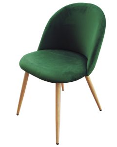 Mahmayi HYDC019 Velvet Green Dining Chair for Living Room