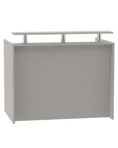 Mahmayi R06 Grey Textile Office Reception Desk - 120cm
