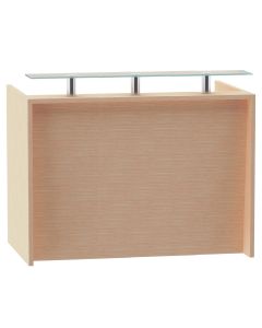 Mahmayi Stylish R06 Office Desk without Drawers For All Purpose-Conference Rooms, Meeting Rooms, Counters. (Oak-140CM)