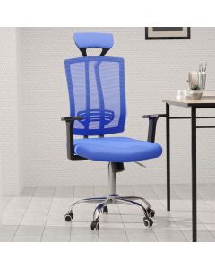 Mahmayi TJ HY-901 High Back Mesh Executive swivel Office chair Blue