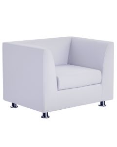 Mahmayi 679 Single Seater PU Sofa - White