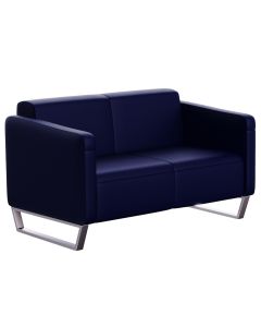 Mahmayi 2850 Double Seater PU Sofa - Blue