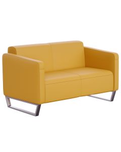 Mahmayi 2850 Double Seater PU Sofa - Dark Sandal