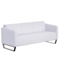 Mahmayi 2850 Three Seater PU Sofa - White