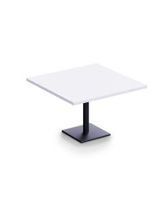 Ristoran 500X500E-120 4 seater Square Base Cafe-Dining-Meeting Table White