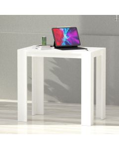 Mahmayi Modern Study Desk Support, Modern Executive Desks Ideal for Office, Home, Laptop, Computer Workstation Table, White