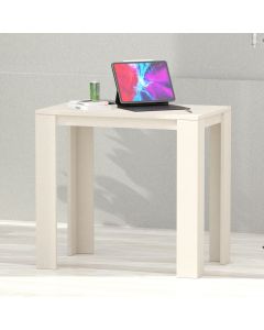 Mahmayi Modern Study Desk Support, Modern Executive Desks Ideal for Office, Home, Laptop, Computer Workstation Table, Light Grey