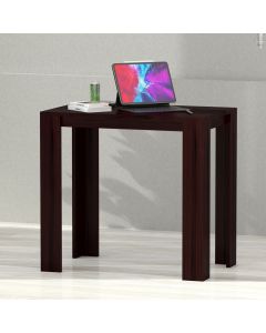 Mahmayi Modern Study Desk Support, Modern Executive Desks Ideal for Office, Home, Laptop, Computer Workstation Table, Dark Walnut