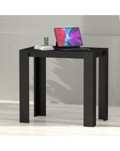 Mahmayi Modern Study Desk Support, Modern Executive Desks Ideal for Office, Home, Laptop, Computer Workstation Table, Black