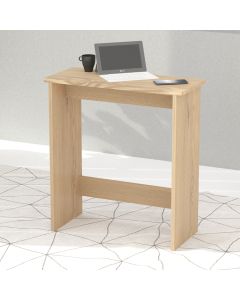 Mahmayi Modern Study Desk with Foot Rest Support, Modern Executive Desks Ideal for Office, Home, Schools, Laptop, Computer Workstation Table, Light Imperia