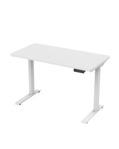 Mahmayi ET119 All-in-One Height Adjustable Standing Desk with Wooden Top - White