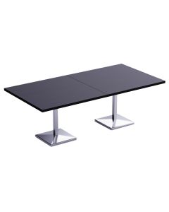 Ristoran 500PE-240 8 Seater Square Modular Pantry Table Black