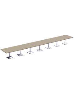 Ristoran 500PE-840 28 Seater Square Modular Pantry Table Linen