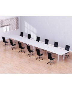 Figura 72-48 12 Seater White Conference-Meeting Table