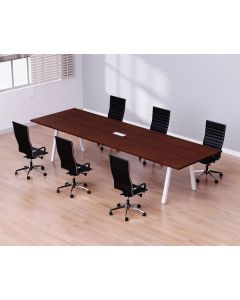 Bentuk 139-24 6 Seater Apple Cherry Conference-Meeting Table