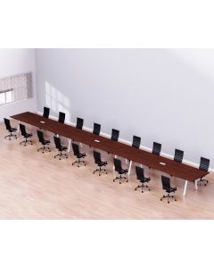Bentuk 139-72 18 Seater Apple Cherry Conference-Meeting Table