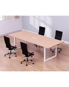 Vorm 136-18 4 Seater Oak Conference-Meeting Table