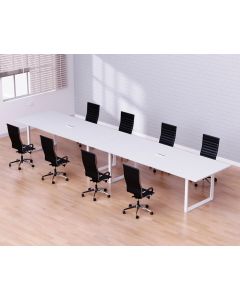 Vorm 136-36 8 Seater White Conference-Meeting Table