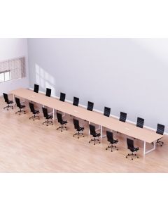 Vorm 136-72 18 Seater Oak Conference-Meeting Table