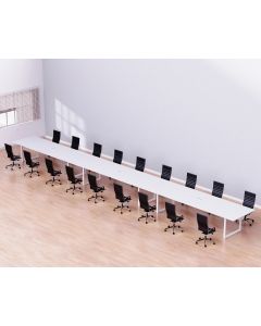 Vorm 136-72 18 Seater White Conference-Meeting Table